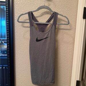 Nike Heather Gray Dri-FIT Tank